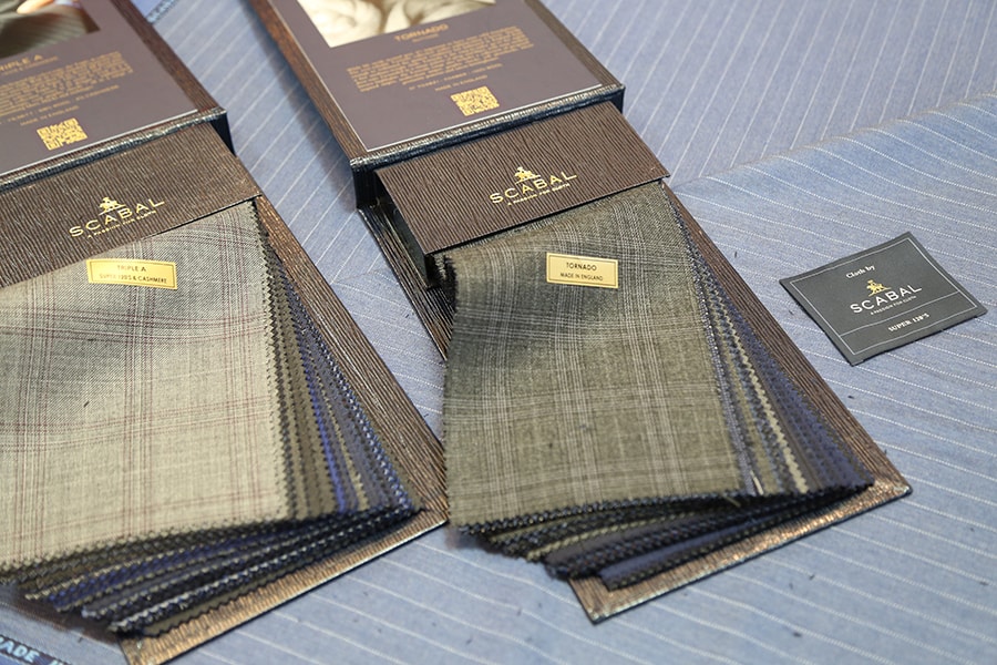 スーツ生地_スキャバル